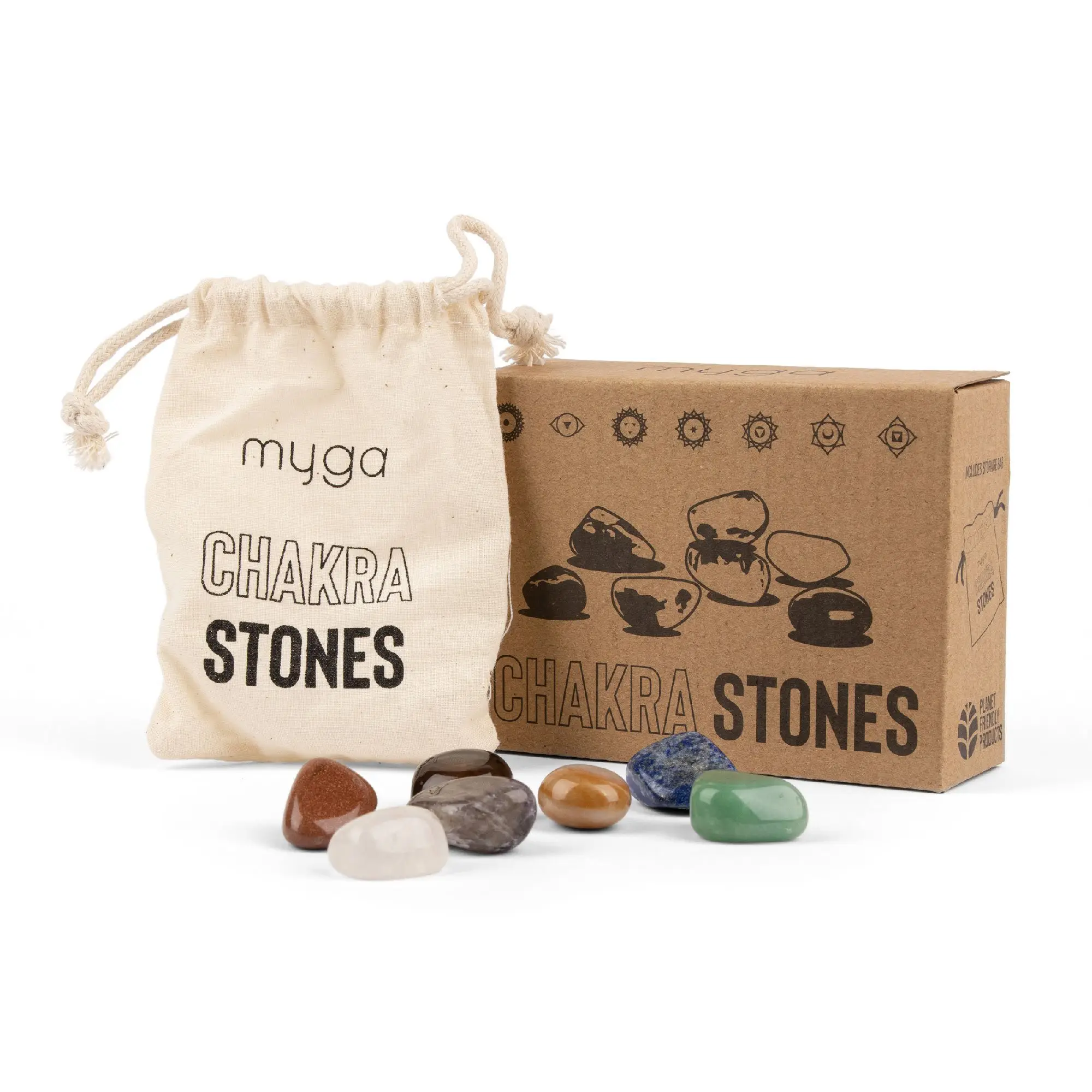 Myga Chakra Stones Gift Set