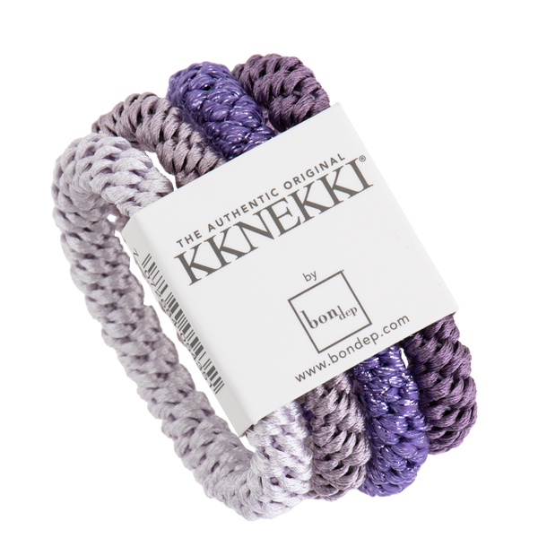Bon Dep Set Of 4 Shades Of Purple Kknekki Hair Ties