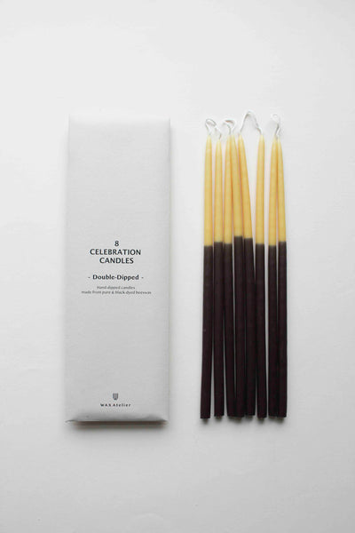 Wax Atelier 8 Celebration Candles- Three Colours