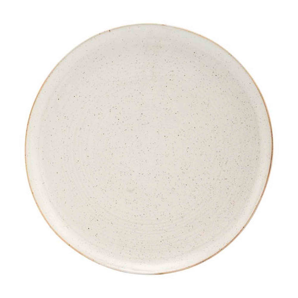 House Doctor Pion Grey & White Dinner Plate