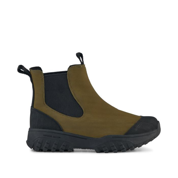 Dark Olive Black Magda Rubber Track Boots