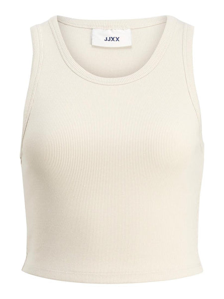 Fallon Rib Tank Top Oatmeal