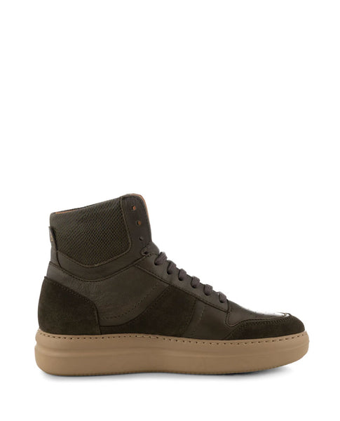 Valda Khaki High Top Trainer