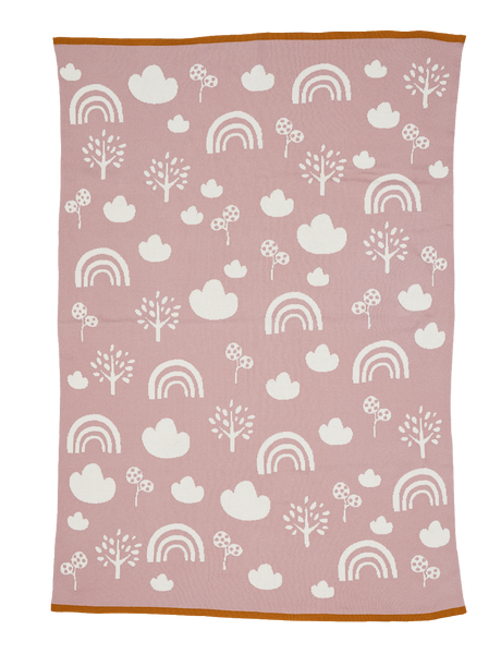 Baby Blanket - Pink Rainbow