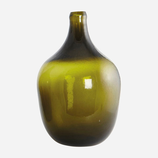 House Doctor Vase - Olive Green Bottle