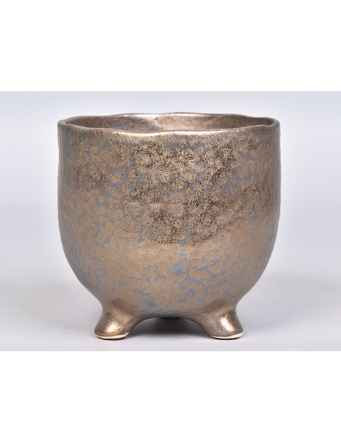 The Find Store Plant Pot - Bronze Footed Plant Pot