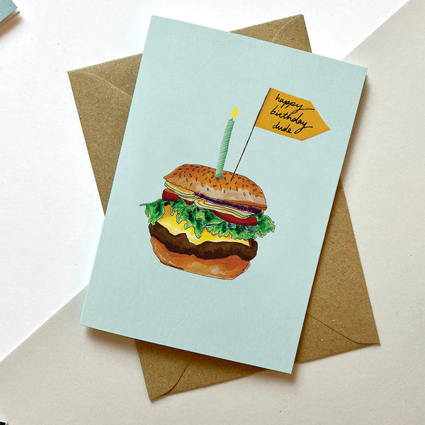 Card - Happy Birthday Burger