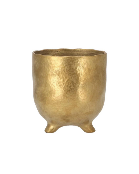 The Find Store Plant Pot - Gold Footed Plant Pot