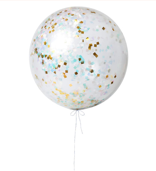 Ginger Ray Iridescent Giant Confetti Balloon Kit (x 3)