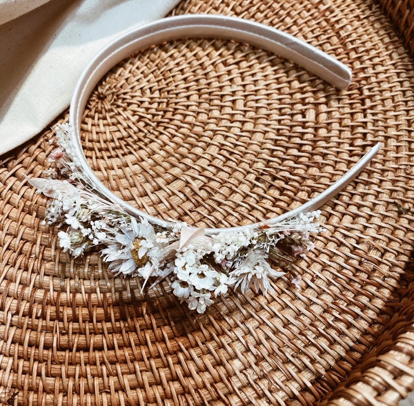 Dried Flower Girl Hairband