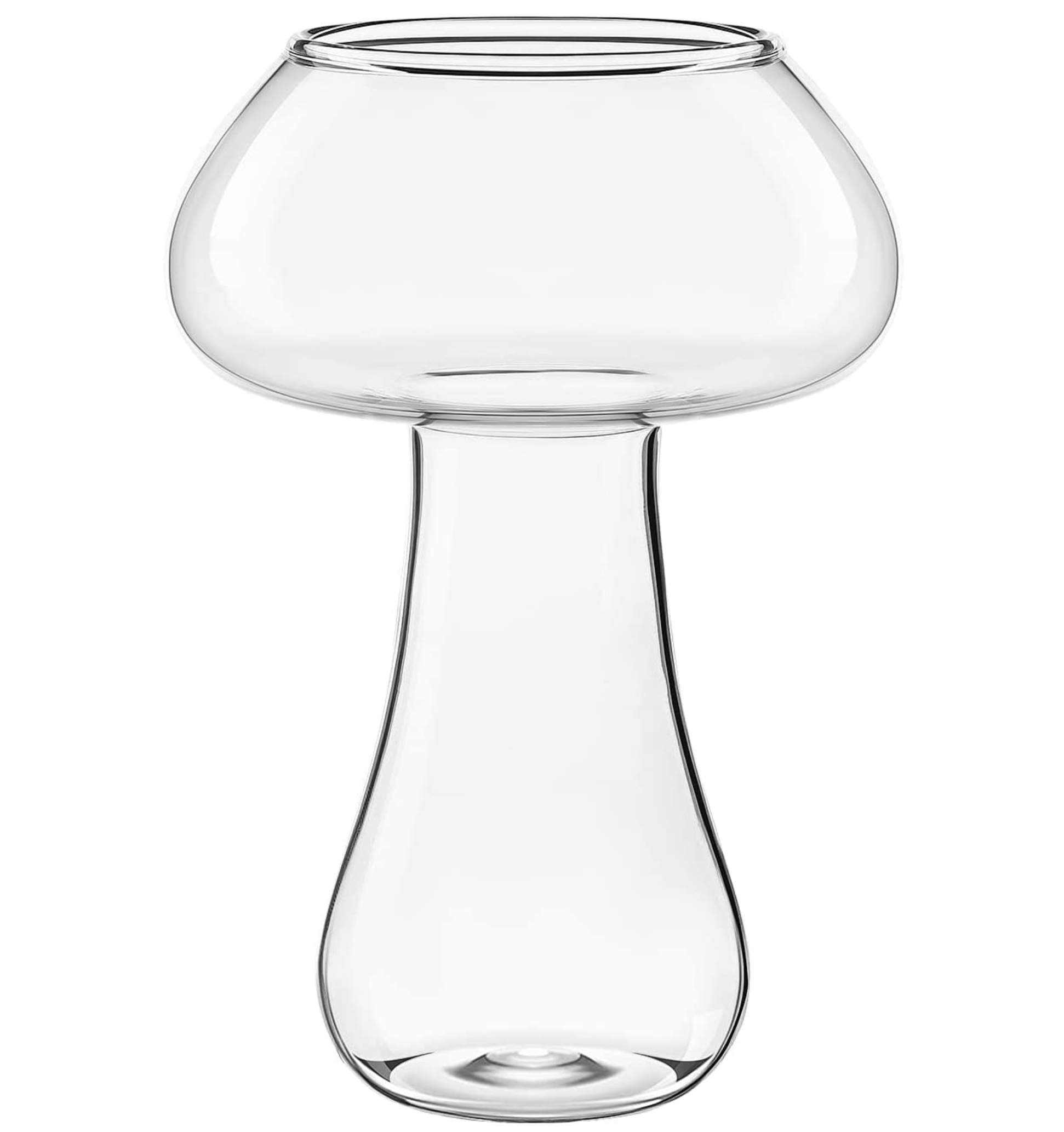  Glass Mushroom Bud Vase