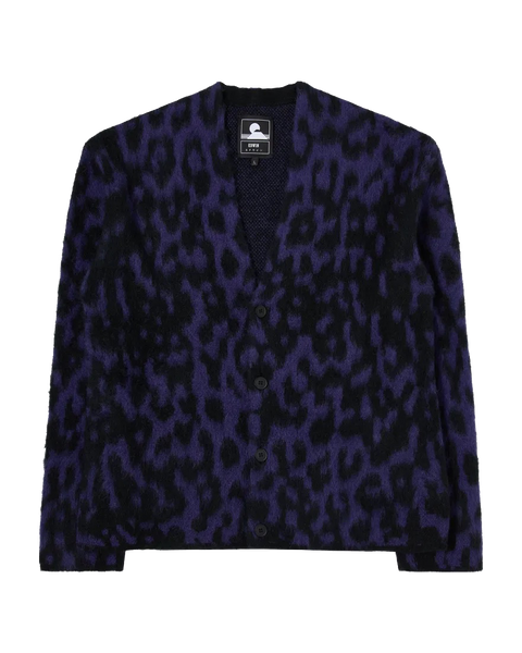 Hiji Cardigan Violet / Black