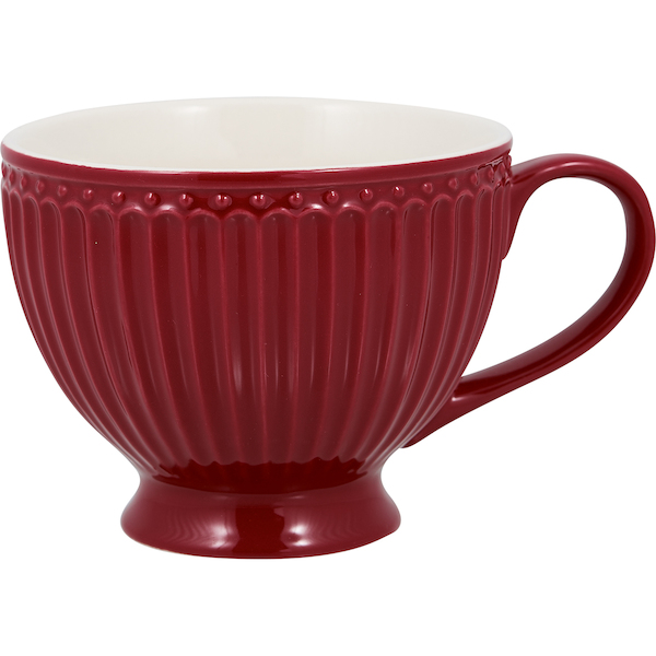 Green Gate Teacup Alice Claret Red