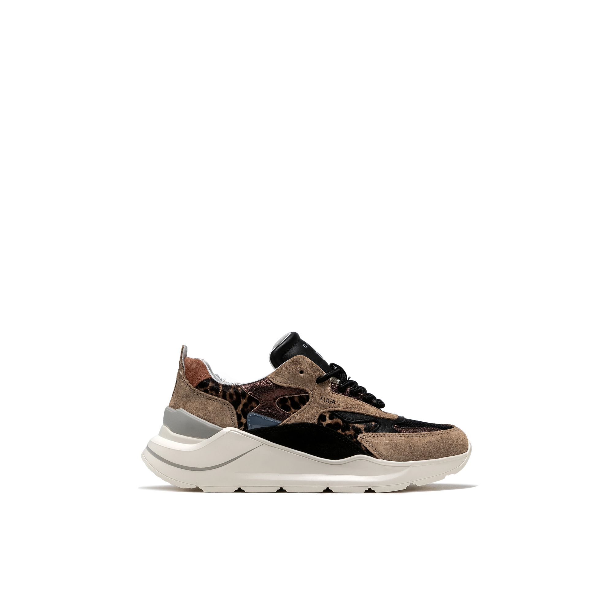 Fuga Pony Sneaker in Leopard-Beige