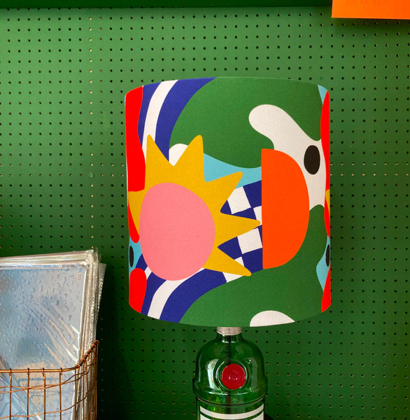 Abstract Majorca Lampshade