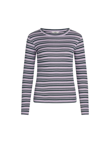 Mads Norgaard 2 x 2 Cotton Stripe Tuba Top - Lavendual / Magical Forest 