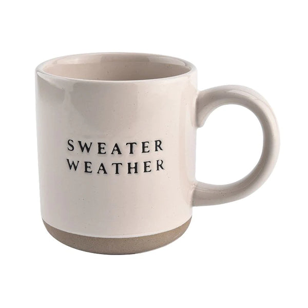 Sweet Water Decor Sweater Weather Stoneware Coffee Mug