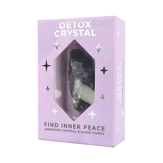 Gift Republic Detox Healing Amethyst Crystal Kit