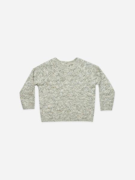 Cozy Heathered Knit Sweater | Fern