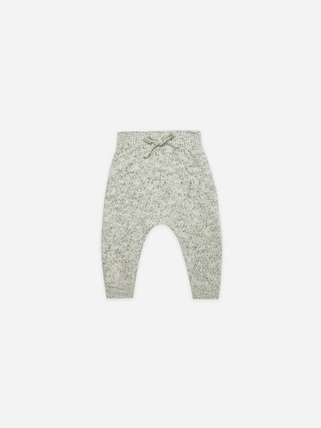 Cozy Heathered Knit Pant | Fern