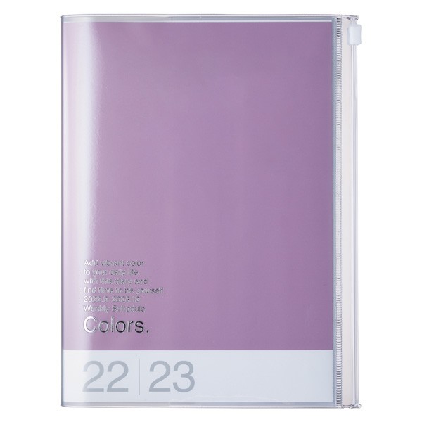Marks Inc A5 Weekly Diary 2023 in Purple