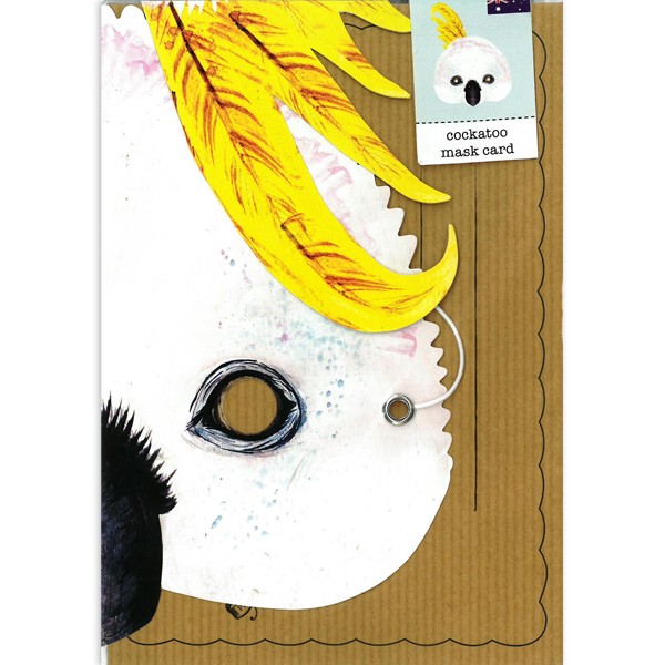 Cockatoo Mask Card