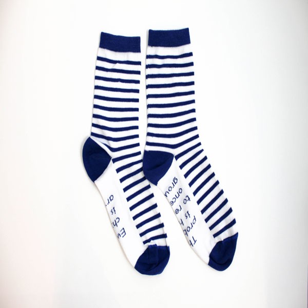 Every Child is an Artist Stripy Socks