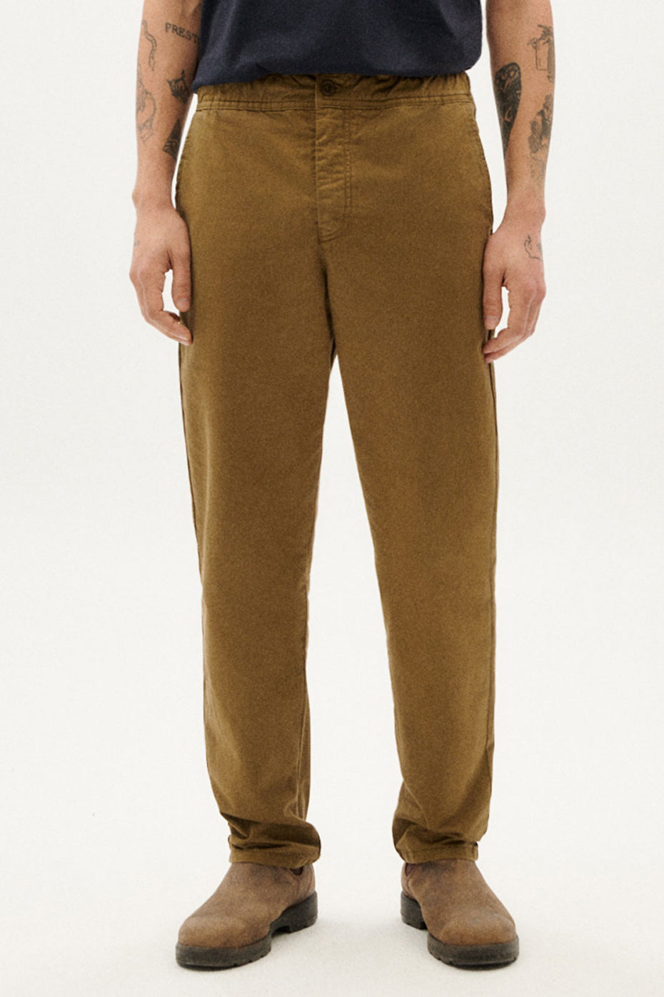 Thinking Mu Olive Green Travel Pants