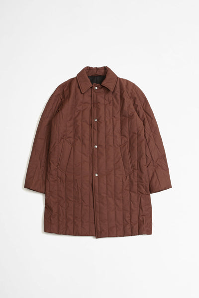 Aamsterdam Padded Single-breasted Coat Ruggine