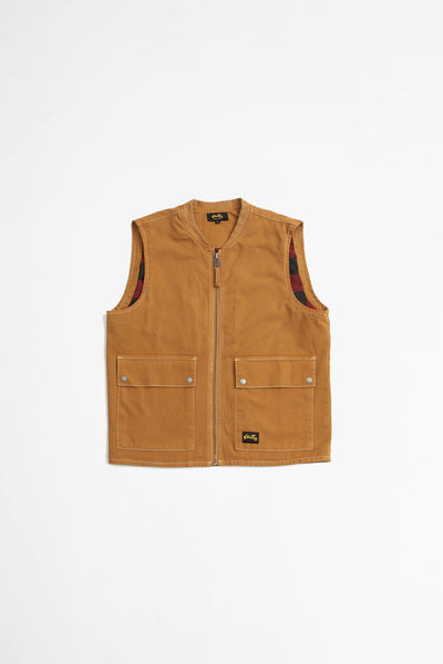 Works Vest Brown Duck