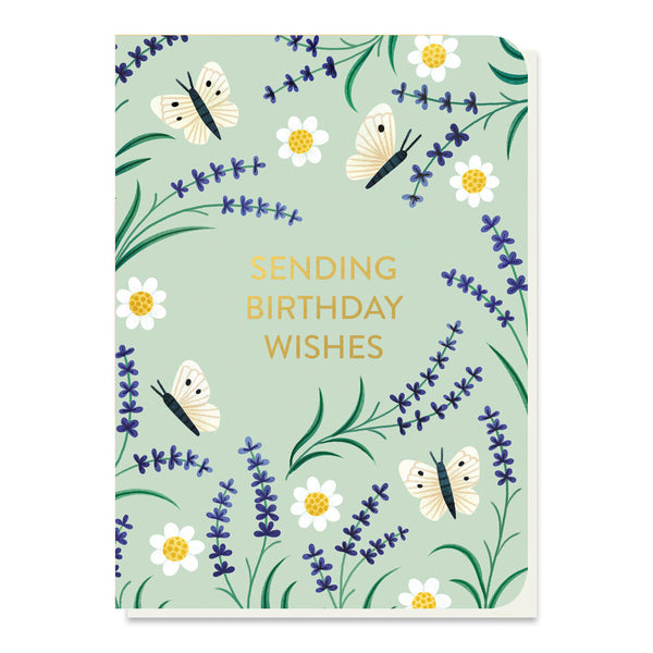 Stormy Knight Lavender Birthday - Seed Stick Card