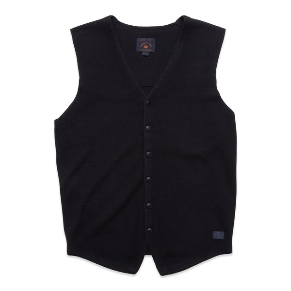 Nonni Waistcoat Knit - Navy