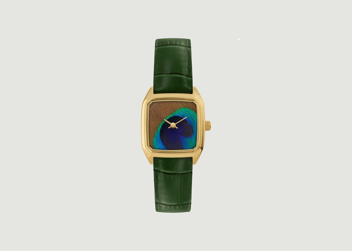LAPS Prima Peacock Leather Watch