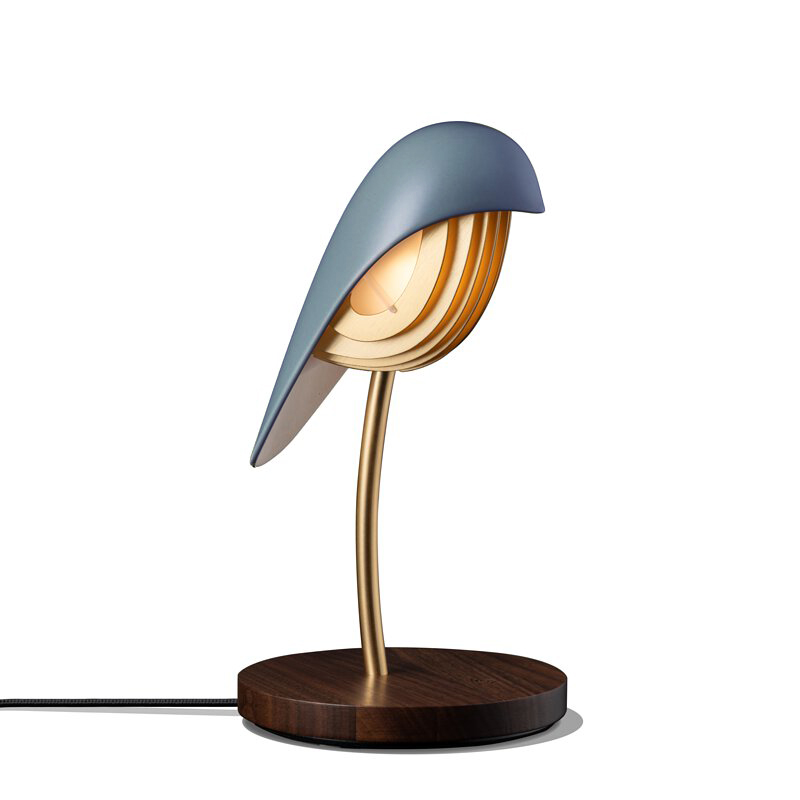 Daqi concept Bird Lamp Indigo Blue