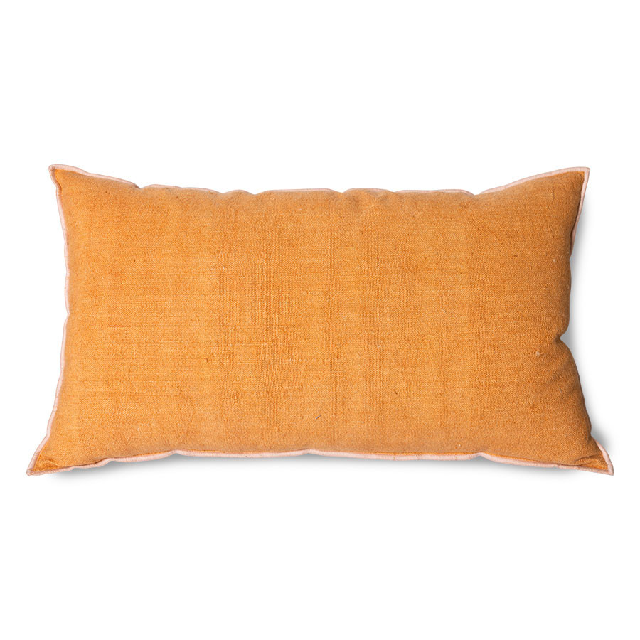 HK Living Retro cushion Orange/Pink - Spicy Ginger (60x35)