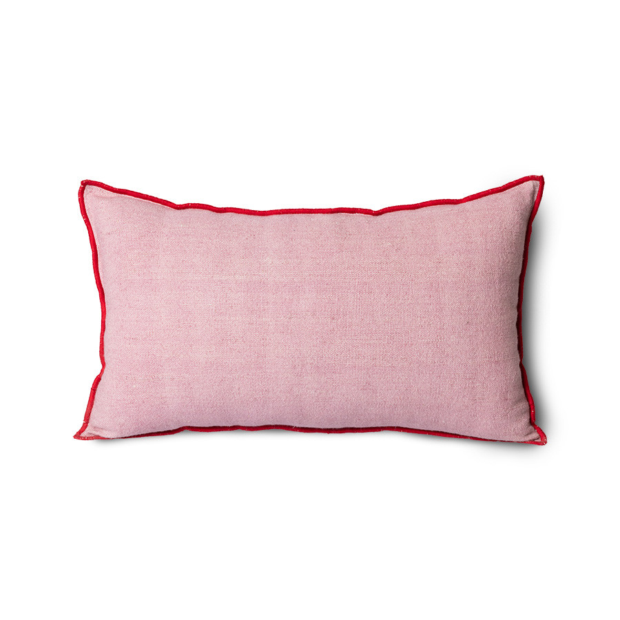 HK Living Retro cushion Pink/Red - Candyfloss (50x30)
