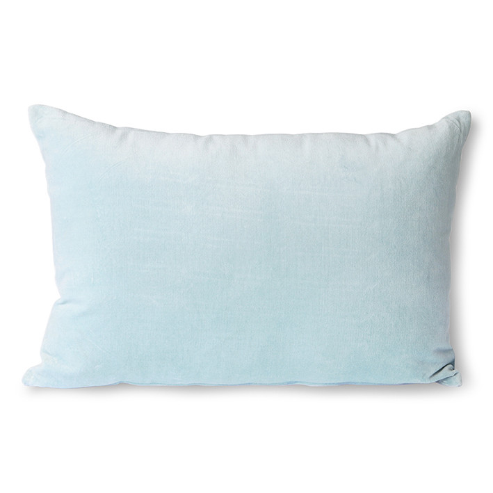 HK Living Velvet ice blue cushion (40x60)