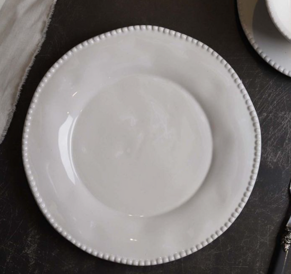 White Annmarie Dinner Plate