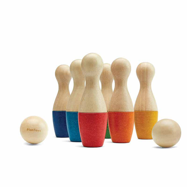 Plan Toys Wooden Toy Bowling Set