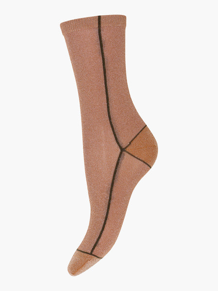 Milo Ankle Socks - Tawny Brown