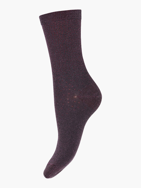 Tracey Ankle Socks - Dark Purple