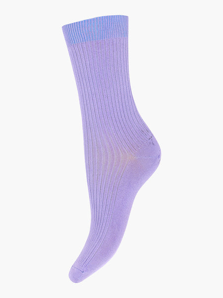 Vicky Ankle Socks - Violet Tulip