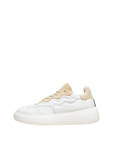 Beige Nomad Amalie Leather Trainers