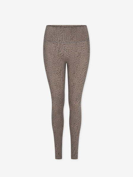 Taupe Feather Luna Leggings