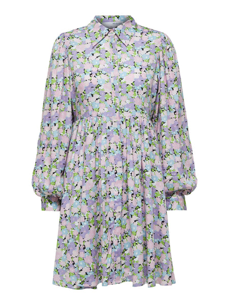 Selected Femme Violet Tulip Judita Short Dress