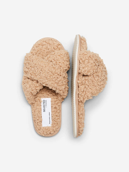 Tan Tedda Slippers