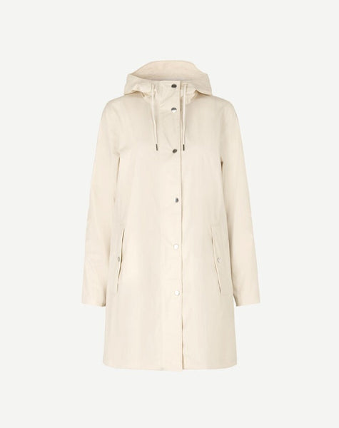 Warm White Stala Rain Jacket