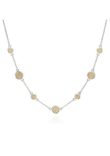 Gold & Silver Classic Station Necklace