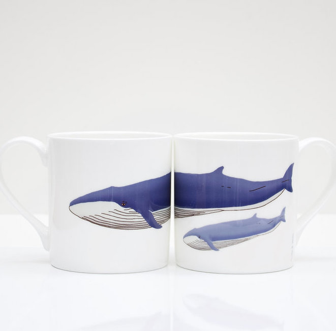 Rolfe & Wills Blue Whale Mug