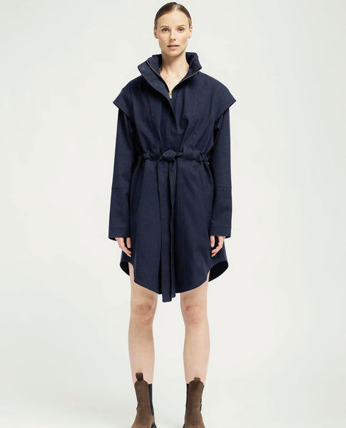 Monsun Navy Coat